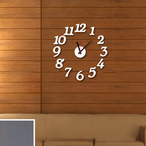 3D Acrylic <b>Wall</b> <b>Clock</b> DIY Frameless Digital <b>Clock</b> Mirror <b>Wall</b> Sticker Mute <b>Clock</b> for Living Room Bedroom <b>Decoration</b> - Product Image 4