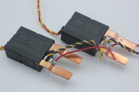 Relais triphasé E-POWER HR102-80A avec bobine simple 80A 9VDC 300 micro-ohms pour compteur d'énergie prépayé