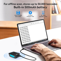JR 2080W Usable para escáner Bluetooth Escáner de almacén de largo alcance con interfaz USB Escaneo 1D 2D QR y Pdf en stock