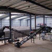 Ligne de production d'engrais, machine de fabrication d'engrais organique à base de compost, engrais organique en poudre à base de fumier