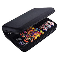 Estuche rígido de EVA multifuncional personalizado, estuche rígido de transporte de Batería grande para caja de almacenamiento 199 AA/AAA/C/D/9V