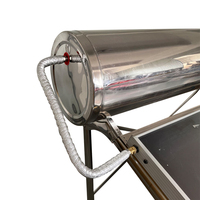 Panneau de chauffe-eau solaire en acier inoxydable écologique industriel à plaque plate hybride personnalisé en gros