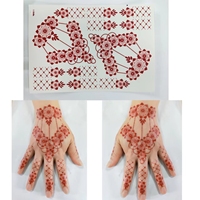 Pegatinas de Tatuajes de Henna para Manos y Pies - Temporales, Personalizables, Ecológicas, con Diseños Sexys y a la Moda