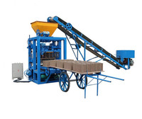 Machine de fabrication de blocs hydrauliques diesel, ligne de production de briques en argile, commande PLC - Écologique, approvisionnement direct usine