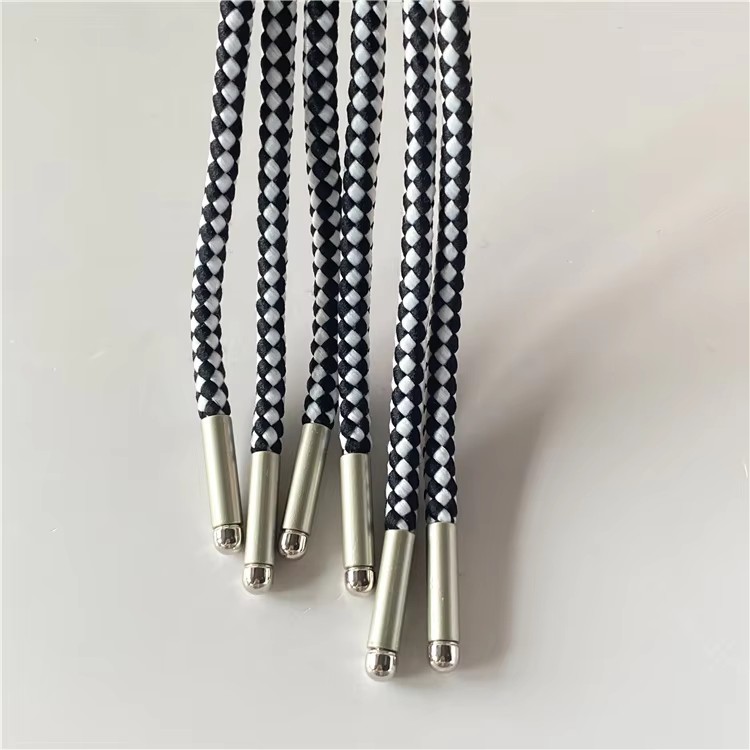 Sofine Multifunction Available Polyester Reflective Drawcords Round Hoodie Draw String