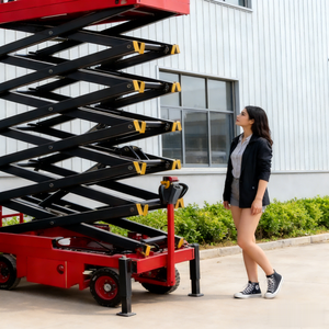 Elevador de Tijera Eléctrico para Construcción - Nuevo Elevador Móvil de Metal para Hoteles y Plantas de Manufactura - Product Image 1