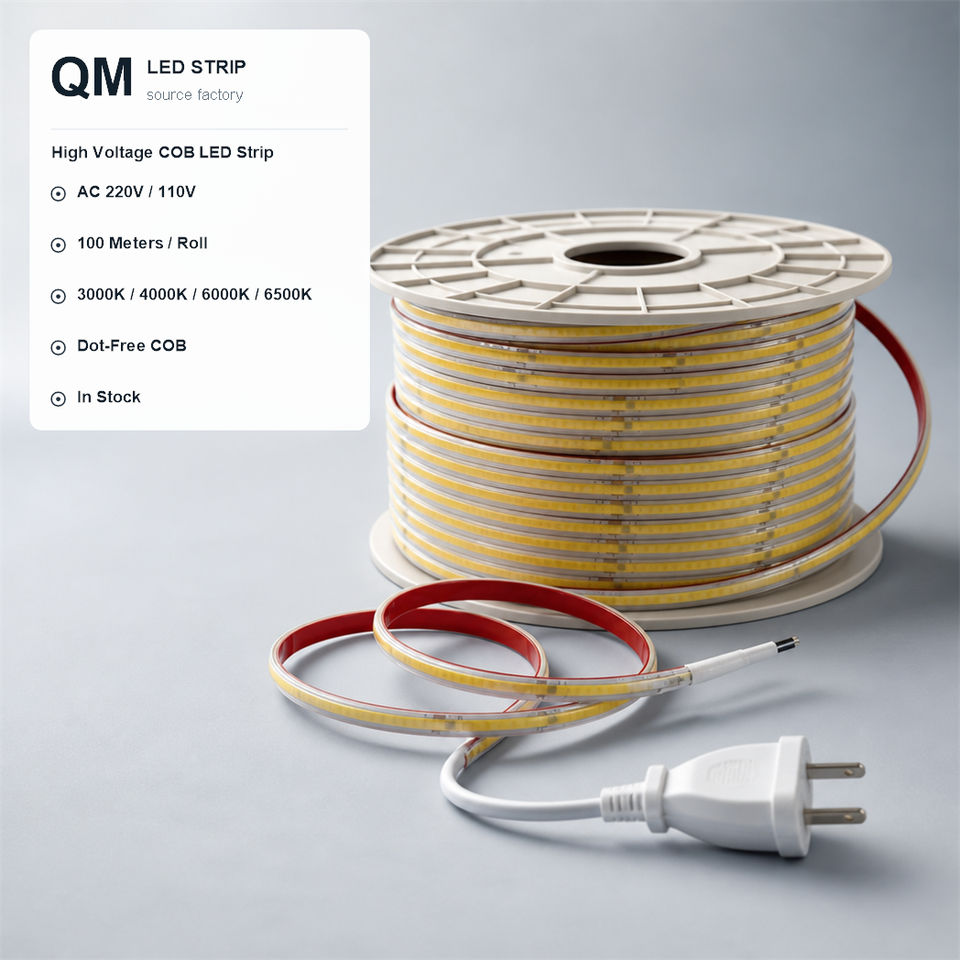 220v Cob Strip Led Led Strips Led Strip Light Cob Cob Lights Light 220v ...