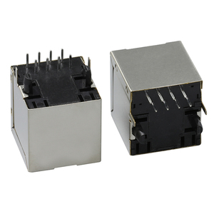 Conector Modular RJ45 de Puerto Único con <span class=keywords><strong>Entrada</strong></span> Superior, Conector Hembra RJ45 de 8 Pines, Conector <span class=keywords><strong>Ethernet</strong></span> Vertical RJ45 - Product Image 1