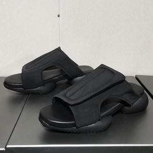 Nuevas Sandalias Deportivas Negras Premium, con Plataforma, Tejido Elástico, Punta Abierta, Estilo Casual - Product Image 5