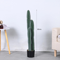 Multi Styles Décoration Maison Cactus Artificiel Pot de Plantes Artificielles Plante Verte Plantes Succulentes Cactus Artificiel
