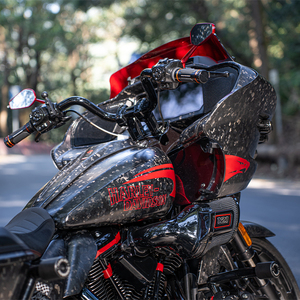 Phụ kiện hệ thống thân xe bằng sợi <span class=keywords><strong>carbon</strong></span> rèn tương thích với xe mô tô Road Glide CVO 2023 và Road Glide 2024 - Product Image 4