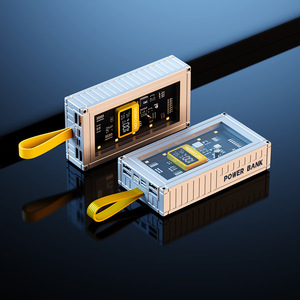 2024 nuevo estilo PD 22,5 W 50000mAh carga rápida batería <span class=keywords><strong>externa</strong></span> transparente banco de energía portátil con Cable para <span class=keywords><strong>iPhone</strong></span> 15 - Product Image 2