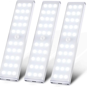 Promotion Product <b>LED</b> Night <b>Light</b> USB Rechargeable Energy-saving Bedroom Motion <b>Sensor</b> Cabinet <b>Light</b> - Product Image 1