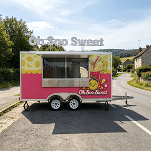 4M Food Trailer Portable Food Trailer Mobile Kitchen Trailer Food Business Multifunction Food Trailer - Product Image 3