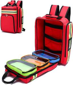 Échantillon gratuit de sacs à dos de premiers soins sac vide de premiers répondants pour traumatologie sac de traumatologie médicale sécurité des médicaments ambulancier de voyage - Product Image 5