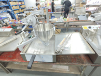 Machine à beignets ronds semi-automatique commerciale, machine à beignets mochi, distributeur manuel de beignets, friteuse électrique