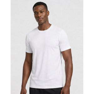 T-shirts de sport à col rond pour hommes, séchage rapide, lot de 5, noir et blanc, manches courtes, pour la gym et l'entraînement - Product Image 3