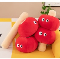 Coussin en peluche créatif en forme de baie sucrée, en coton doux, personnalisé, mignon, apaisant, pour canapé, cadeau de festival à des fins décoratives