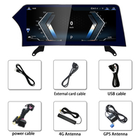 STWEI Android 15 Écran anti-reflet lumière bleue avec caméra de recul pour tableau de bord BMW X3 F25/X4 F26, CarPlay sans fil et Android Auto