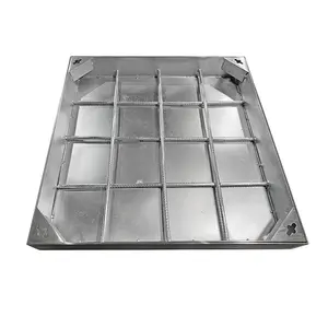 Recessed Stainless Steel Floor Access Covers Galvanised Steel square manhole covers