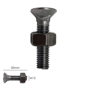 Bullone per aratro DIN608 M12x50 mm 6.8 Confezione da 50 unità - Product Image 1