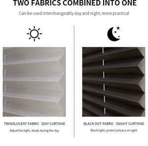 WiFi Top Down Bottom up Customized Smart Window Shades Automated <strong>Motorized</strong> Cordless Day and Night <strong>Honeycomb</strong> Shades <strong>Blinds</strong>