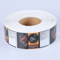 Rouleau de étiquettes en vinyle avec LOGO personnalisé, emballage, vente en gros