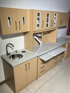 Meubles dentaires proposés à des prix super bas, ensembles complets, éviers latéraux, armoires de stérilisation, rangement supérieur, rangement portable - Product Image 4