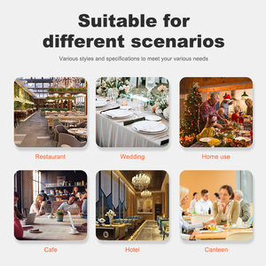 Vente en gros bol à fruits européen de luxe en porcelaine blanche bol de service rond en céramique de porcelaine pour restaurant hôtel - Product Image 3