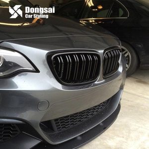 กระจังหน้าทรงไตคู่สีดำเงา ABS สำหรับ BMW ซีรีส์ 2 รุ่น F22 F23 M2 F87 ปี <span class=keywords><strong>2014</strong></span>+ - Product Image 3