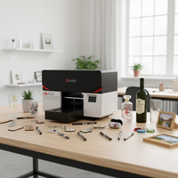 Imprimante à plat numérique UV à jet d'encre A3 I3200, tête d'impression entièrement automatique, haute résolution 9600 DPI, éco-solvant, multifonction