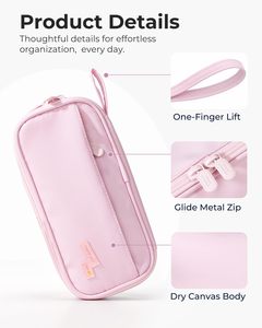 Estuche Grande de Tela para Lápices Four Candies con Cierre de Cremallera, 5 Compartimentos, Bolsa Organizadora de Bolígrafos para la Escuela y la Oficina - Product Image 3
