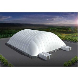 Chất lượng cao tùy chỉnh thiết kế pvdf PTFE màng không khí được Hỗ trợ cấu trúc mái vòm Lều thể thao không khí mái vòm - Product Image 1
