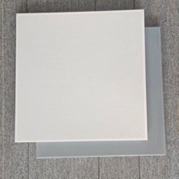 Panneau de plafond suspendu carré en aluminium ignifuge moderne 60*60, avec goujon en aluminium, imperméable, au design artistique