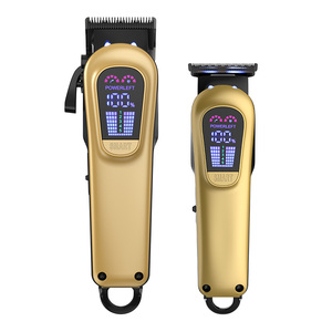 Cortadora de pelo inalámbrica silenciosa para uso doméstico, cuchilla de cerámica, carga rápida para niños/adultos, corte de pelo, juego de recortadora de pelo para padres e hijos - Product Image 2