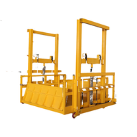 Plataforma Elevadora Hidráulica Móvil de Acero con Alto Contenido de Manganeso, Capacidad de Carga de 3 Toneladas, para Carga y Descarga de Contenedores, Elevación de 1700 mm