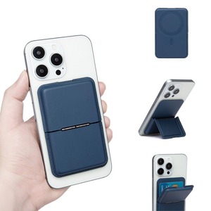 Bear Magnetic PU Leather Lanyard Phone Holder Magnetic Mount Adjustable Shoulder/Neck Strap Pad for Vlogging Riding Desk Use - Product Image 1
