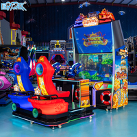 Machine d'arcade de tir de pirates pour 2 joueurs, simulateur de jeu interactif avec pistolets pour les exploitants de salles d'arcade et de divertissement familial (FEC)