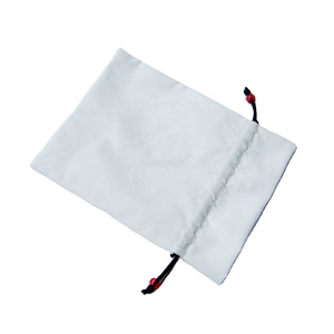 Sac fourre-tout à cordon de serrage, double compartiment fin pour pain et herbes, 10x15cm, sac à rabat personnalisé avec logo en sergé, sacs à main anti-gueule de bois - Product Image 4