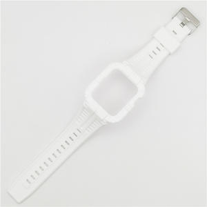 Compatible con Apple Watch Series 7, 6, 5, 4, 3, 2, 1, SE, Correa de Silicona Deportiva, Funda Integrada de Silicona + Correa - Product Image 6