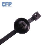 Attaches à fermeture éclair en nylon pour montage de voiture Attache de câble automobile noire Clips de faisceau de câbles Attache de câble pour montage de voiture