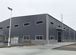 Bâtiment préfabriqué modulaire d'usine de structure en acier, conception de hangar industriel de Wrokshop de coût bas, entrepôt de structure en acier - Product Image 5