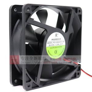 Ventilador progresivo sin escobillas de CC 24V 0.35A PD123824HB 03B para refrigeración de electrónica - Product Image 1