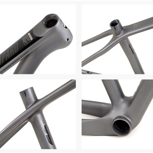 Vélo de montagne en fibre de carbone à suspension arrière 29 pouces 30 vitesses, roues en aluminium, fourche légère, cadre entièrement antichoc, hydraulique - Product Image 3