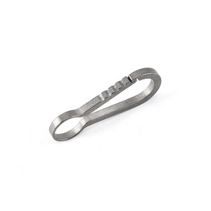 <span class=keywords><strong>Mini</strong></span> Nhỏ Titan Nhanh Chóng Phát Hành Trọng Lượng Nhẹ Móc Chìa Khóa Carabiner Cho Săn Bắn Leo Núi Câu Cá Ba Lô - Product Image 5