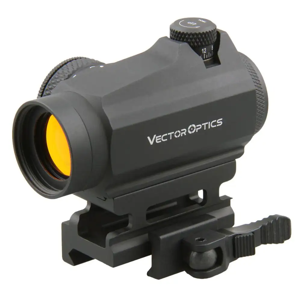 Vector Optics Maverick GenII 1 × 22 Tactical Red Dot Sight Scope Turret Adjustment QD MountためNight Vision Equipment