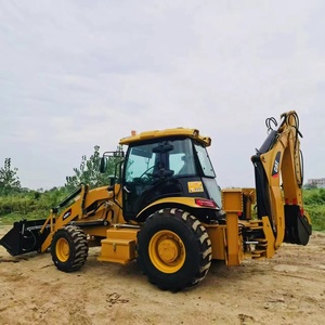 รถตักล้อยาง CAT รุ่น 420F2 สีเหลือง อุปกรณ์ก่อสร้าง รถตักหน้าขุดหลัง กำลังยก 9 ตัน ปั๊มกำลัง 75 กิโลวัตต์ - Product Image 1