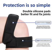 WRELS Patella Strap Spot Goods Genouillères Rotuliennes Légères et Souples, Équipement de Protection pour Sports de Plein Air et Exercices