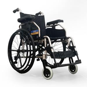 Fauteuil roulant pliant manuel en aluminium léger pour roues à dégagement rapide pour personnes âgées et handicapées Silla De Ruedas - Product Image 5