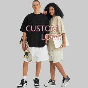 T-shirt Homme Col Rond Manches Courtes Coupe Boxy Imprimé Numérique Qualité Supérieure 100% Coton Épais 250 g/m² Épaules Tombantes - Product Image 1